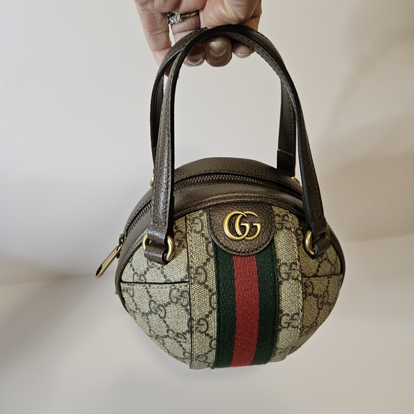 Gucci Ophidia GG Mini Basketball Shoulder Bag - Picture 5 of 12